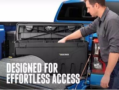REALTRUCK Ford SWINGCASE TRUCK BED TOOLBOX Right  FITS 2015-2026