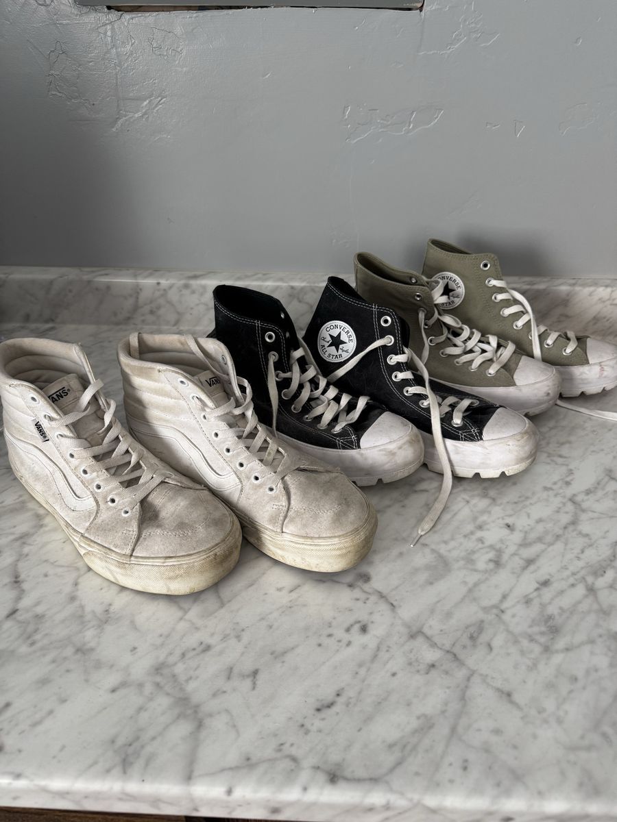 Converse air forces and vans