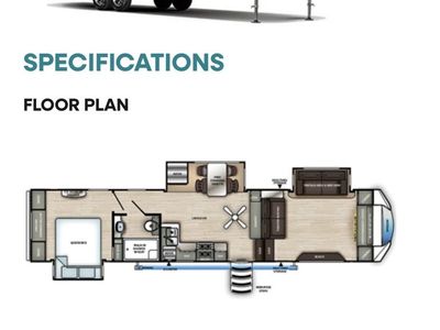 Gorgeous 2020 Forest River Sandpiper Fifth Wheel 3550FL, like new