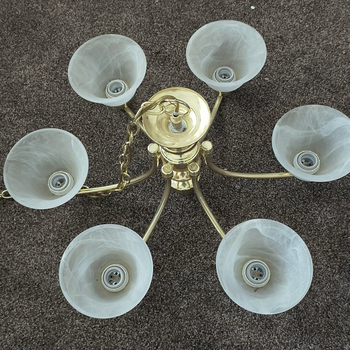 6-light chandelier