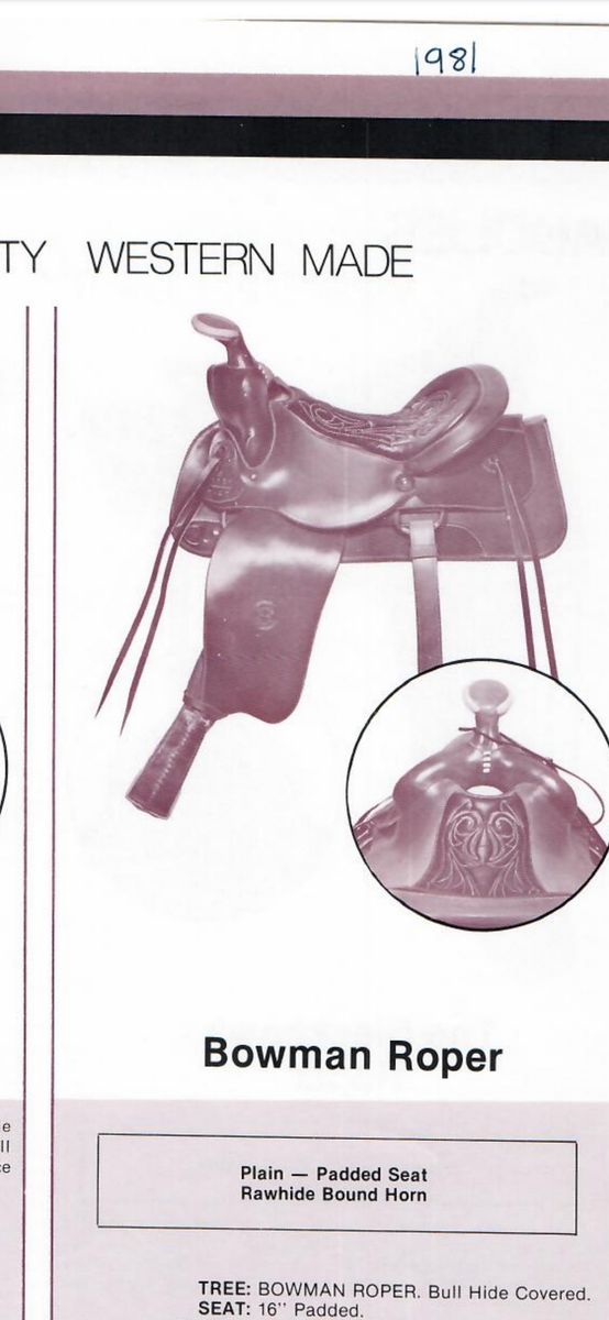 Colorado Bowman Roper Saddle and other horse tack