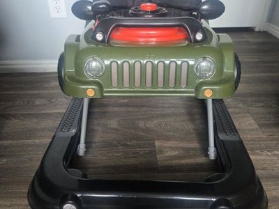 3-in-1 Design: Easily converts from a traditional baby walker to a push-behind walker, and eventually into a rolling toy car wit
