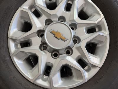 Chevy take-off wheels and tires. LT275/70R18 Michelin LTX AT2 with 8,500 miles