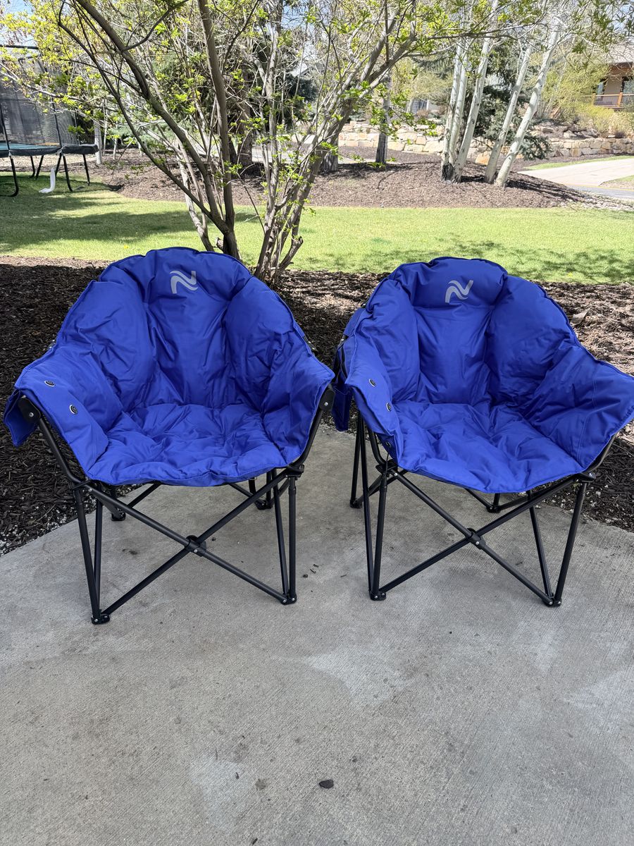 Oversized Heated Camping Chair – Set of 2, Only $150!
