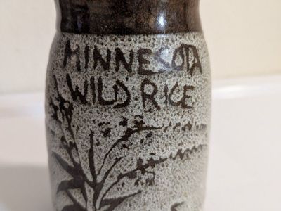 Minnesota Wild Rice Pottery Jar