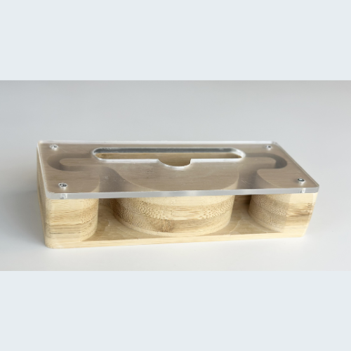 Bamboo Natural Loudspeaker with Acrylic for Smart Phone BULK