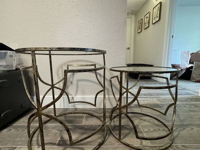 Glass Top End Tables
