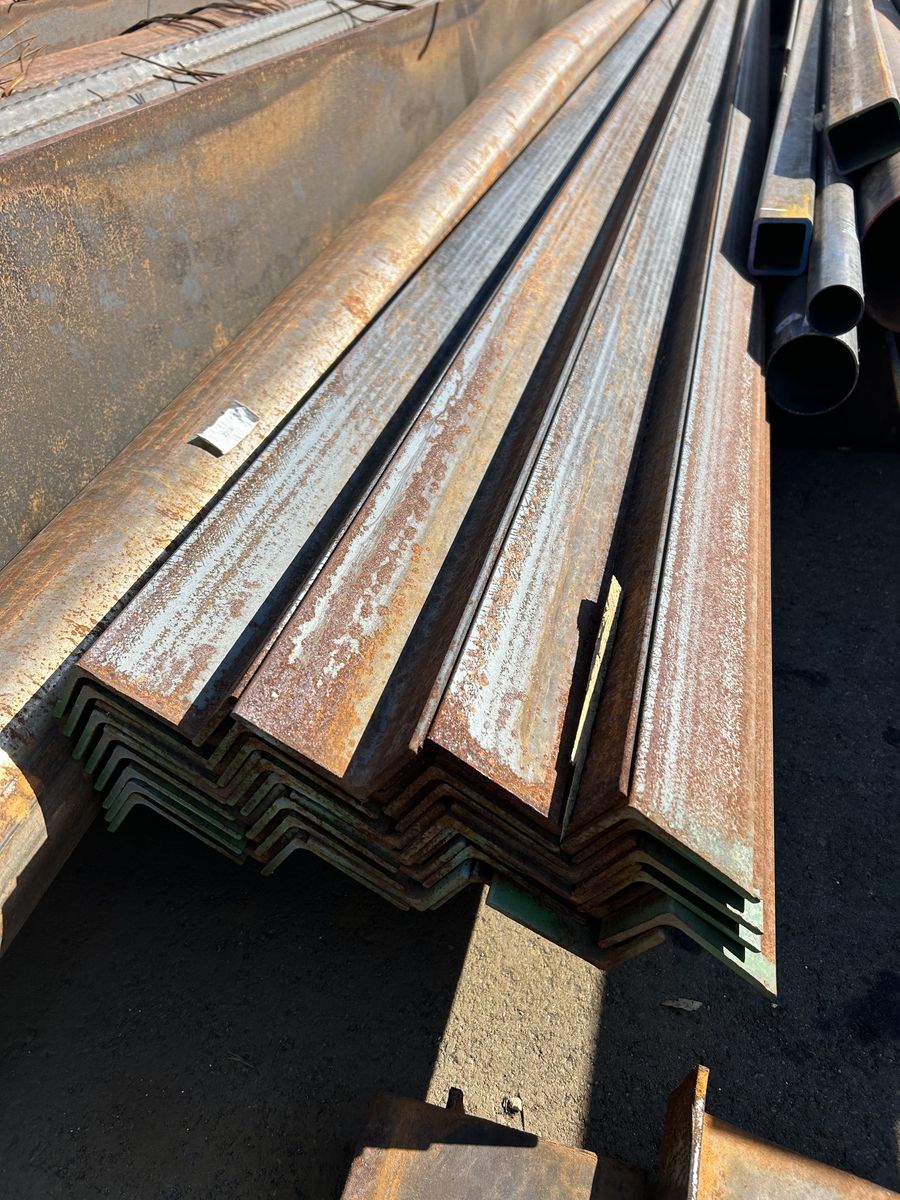 Summer Steel Deal! Surplus Steel Angle 3" × 2" × 3/16" × 20' - $38.95 Each