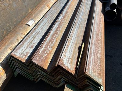 Summer Steel Deal! Surplus Steel Angle 3" × 2" × 3/16" × 20' - $38.95 Each
