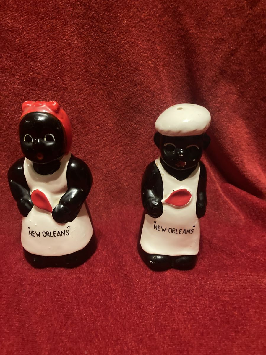 Vintage Salt N Pepper Shakers Aunt Jemima & Uncle Moses