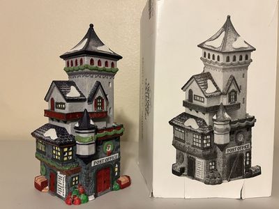 Dept. 56 Christmas Village Post Office Decoration with Original Box