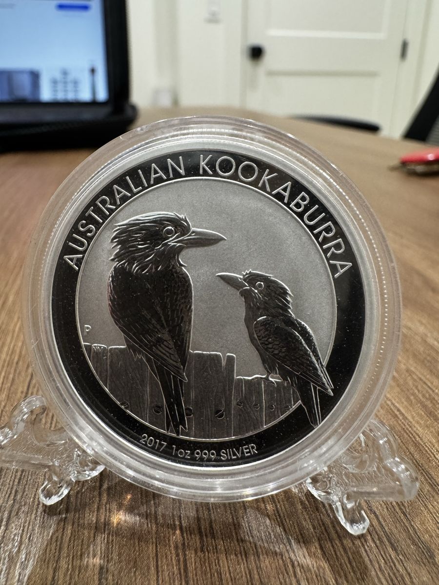 2017 Australian Kookaburra 1 oz .999 Silver Coin - Perth Mint 1 Dollar