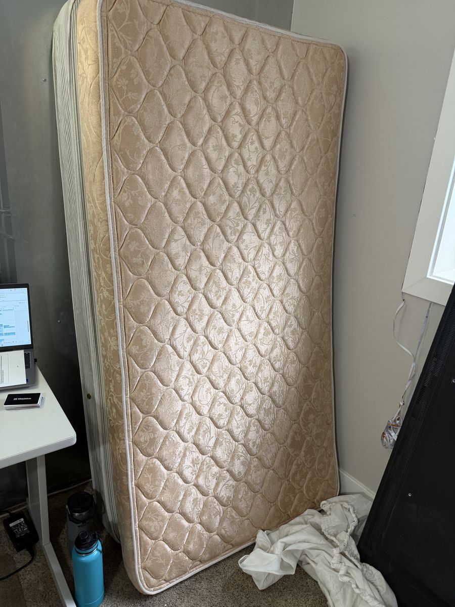 Two - Used Standard Twin Mattress - Good Condition, Ready for a New Home