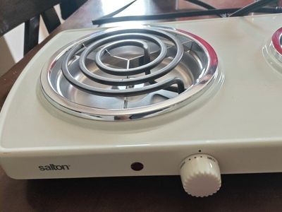 2 burner electric cooktop hot plate