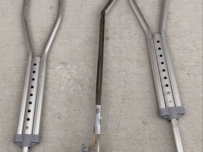 Crutches and cane