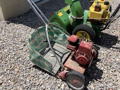 Vintage reel mower. Toro