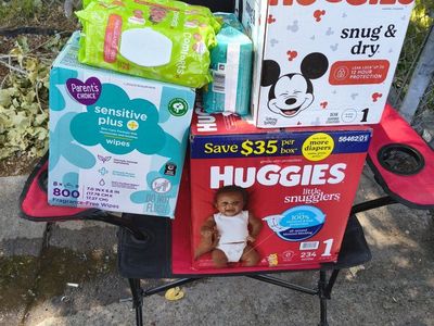 Diapers and wipes