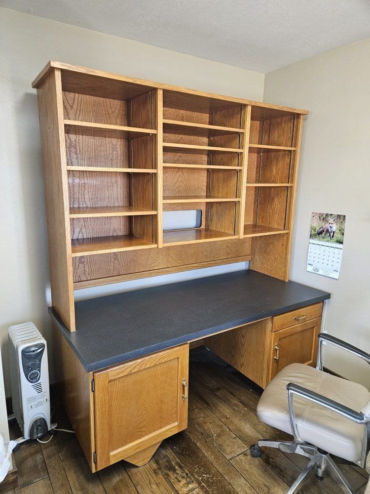 desk with hutch oak