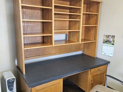 desk with hutch oak