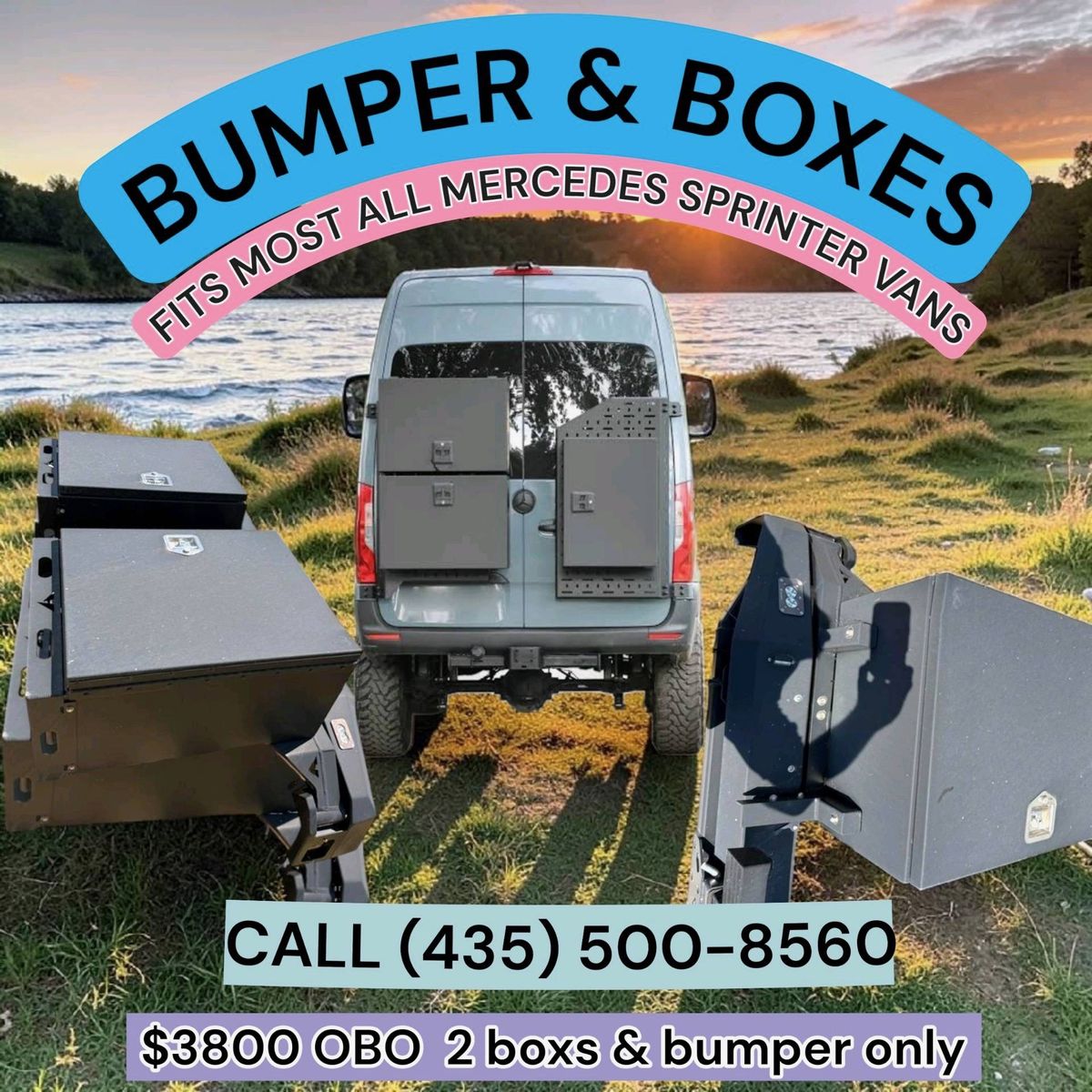 Bumper & Boxes Fits Most Mercedes Sprinter Vans