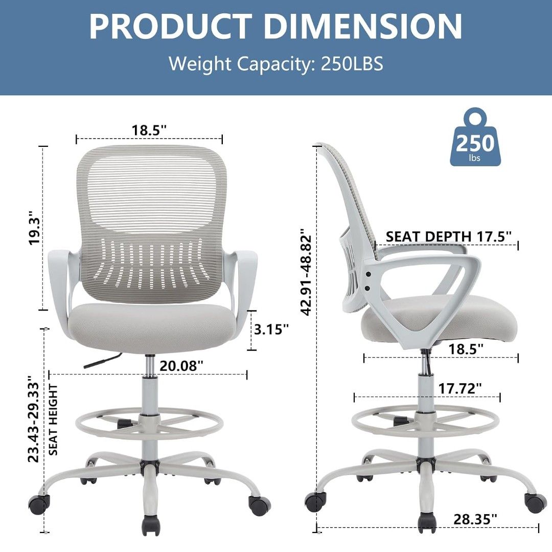 Standing desk/ drafting chair