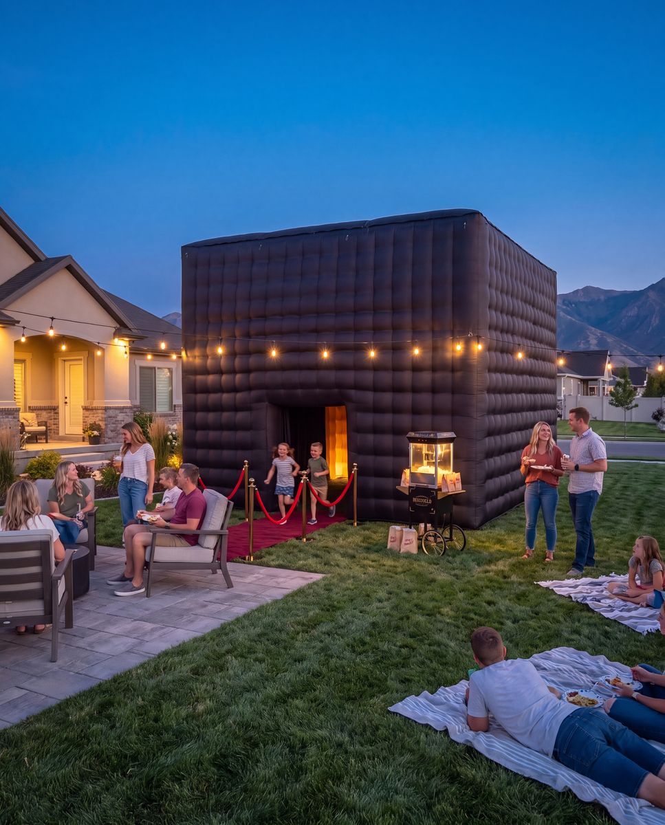 Climate-Controlled Outdoor Movie Theater Rental | Delivery & Setup