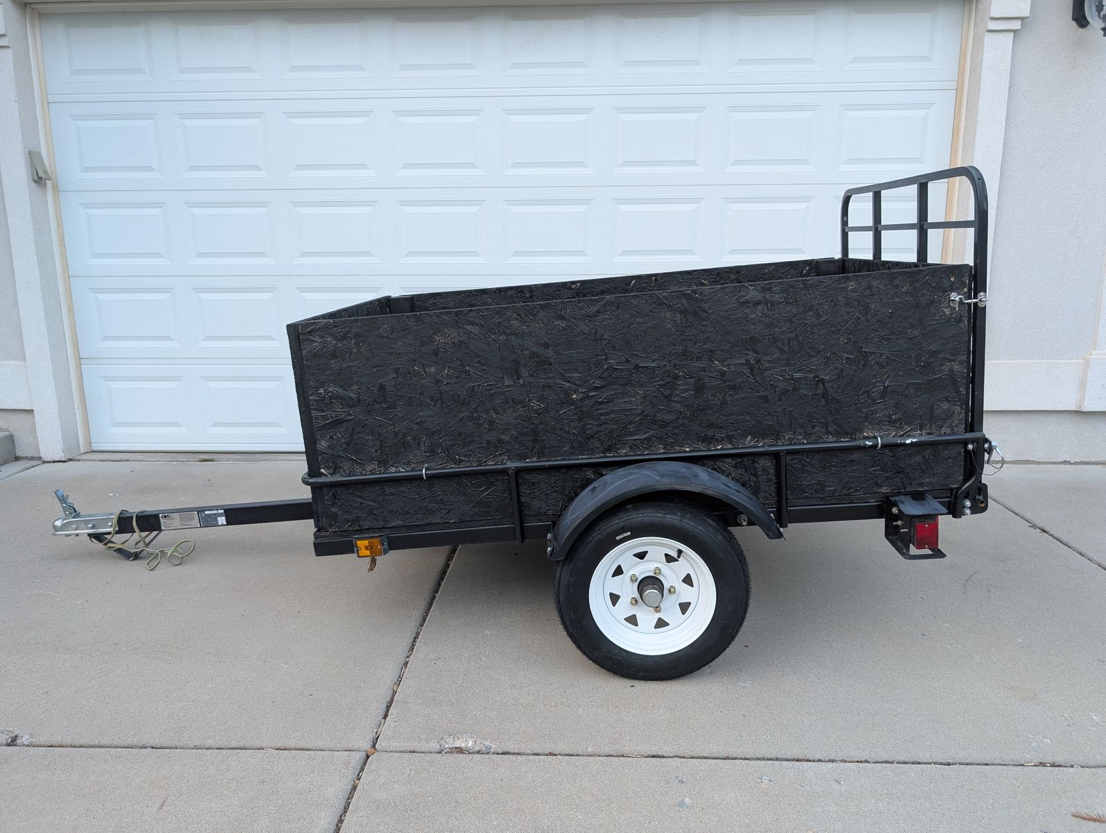 4x6 Utility Trailer with Dump Bed