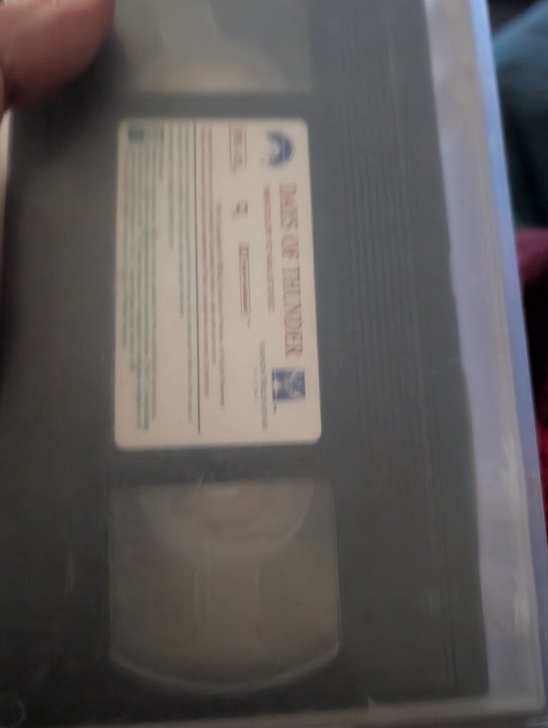 Days of Thunder VHS tape