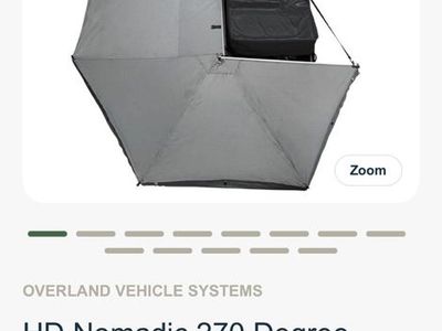 HD Nomadic 270 Degree Awning - Driver Side