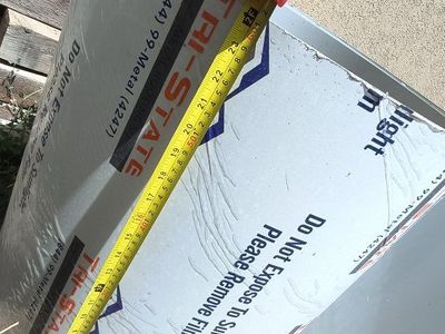Tri-State Metal Roofing Roll Flashing - 24" Wide, Approx. 18" Diameter Roll, White