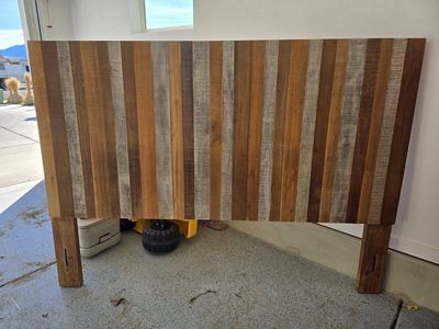 Handcrafted Wood Headboard