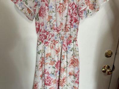Ruffled Floral Spring Dress