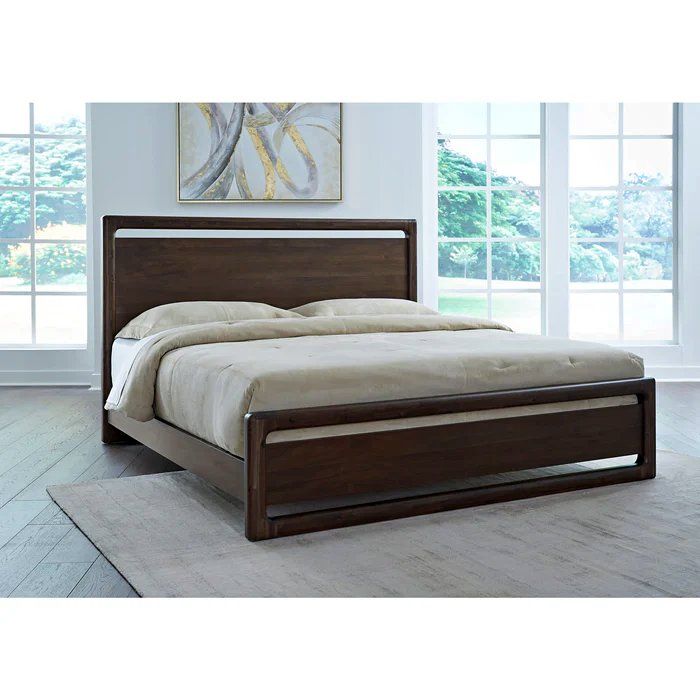 MOVING INVENTORY SALE – Rosy Solid Wood Platform Bed