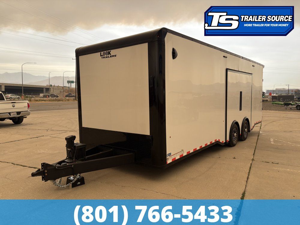8.5x26 Look Vision Circuit Edition Enclosed Race Car Hauler Trailer - 7'6" Interior - 14K GVWR -
