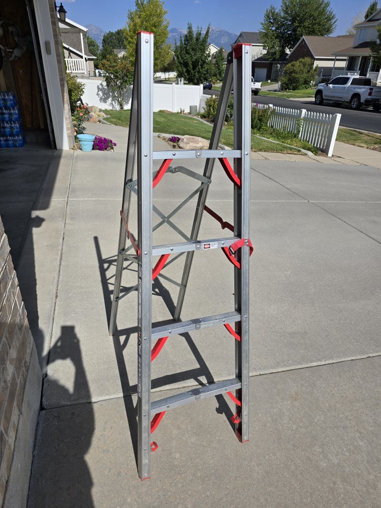 Telesteps 5ft Single-Sided STIK Step Ladder | 9ft Reach | Type 1 | Model: 500FLS