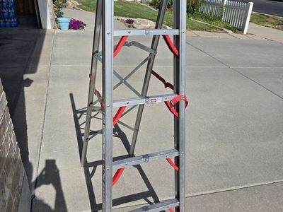 Telesteps 5ft Single-Sided STIK Step Ladder | 9ft Reach | Type 1 | Model: 500FLS
