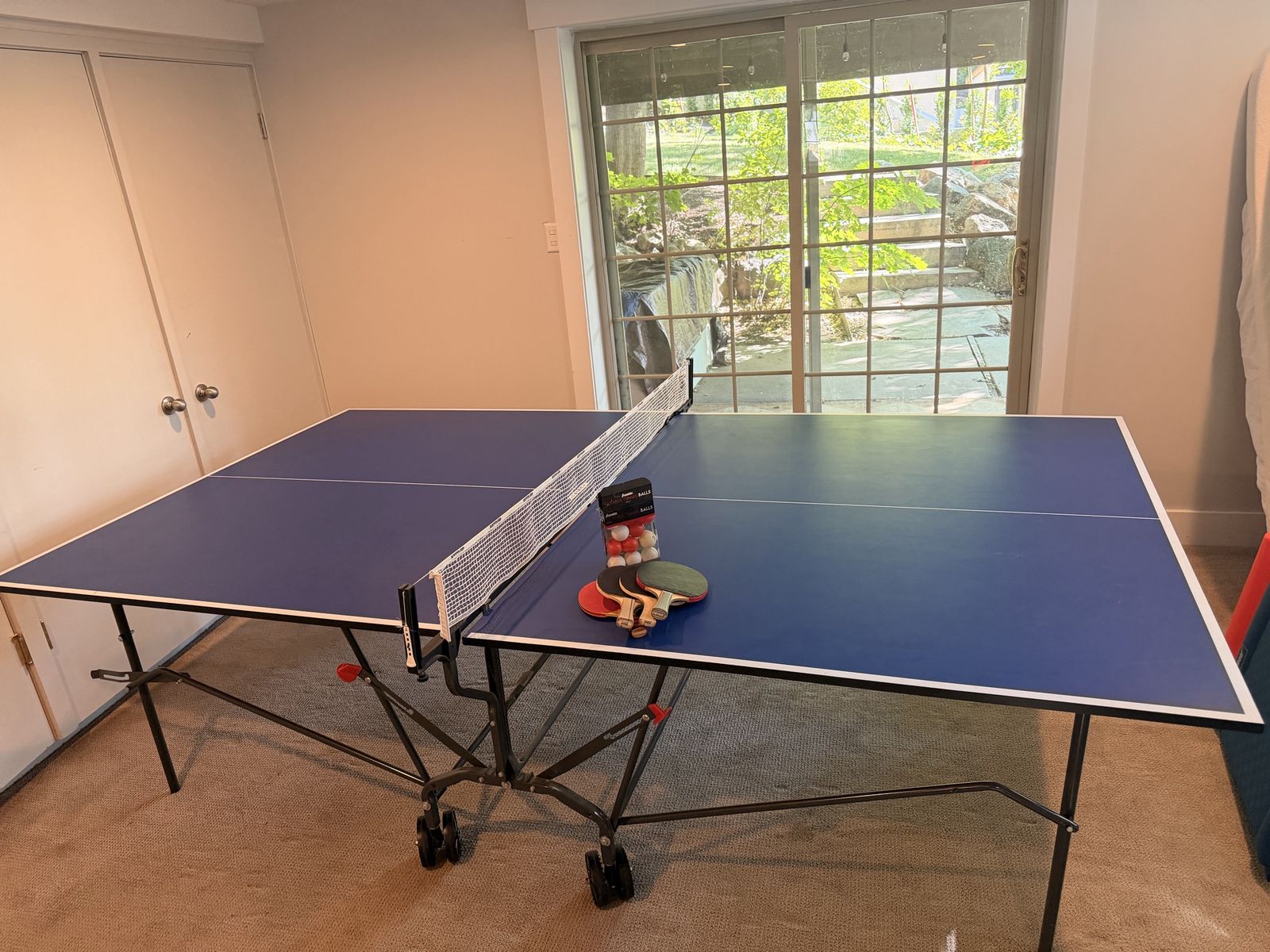 Kettler Indoor Folding Table Tennis/Ping Pong Table with Net