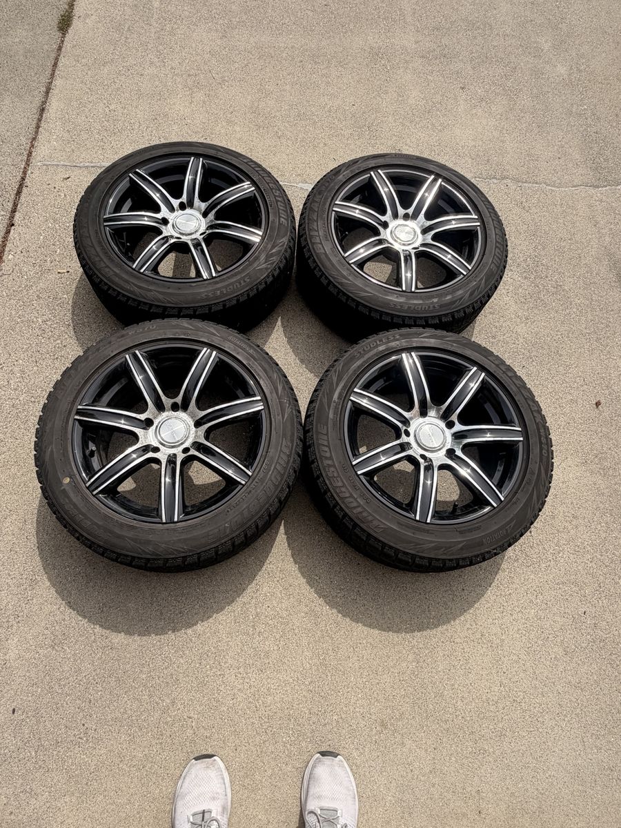 BMW mounted Bridgestone Blizzak WS70 snow tires