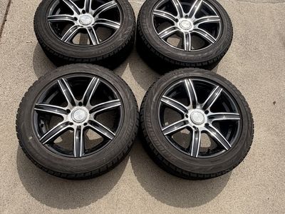 BMW mounted Bridgestone Blizzak WS70 snow tires