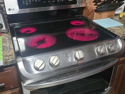 LG Double oven electric range