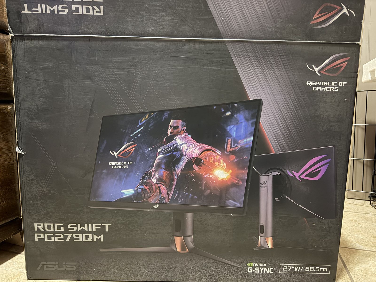 27” ASUS WQHD Gaming Monitor