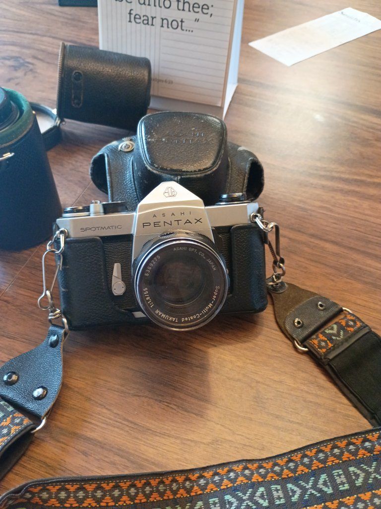 vintage Pentax Spotmatix Film Camera