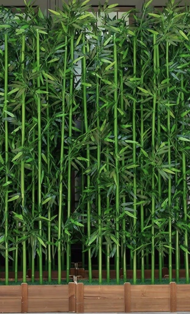 Bamboo Stalk Privacy Porch Decoration