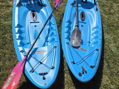 2 Lifetime Sit-on Kayaks 8 Ft