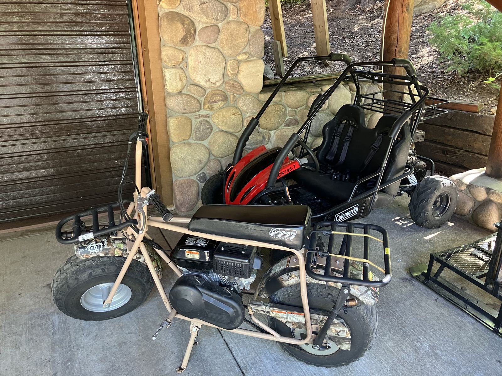 Coleman Mini Bike and Go Kart