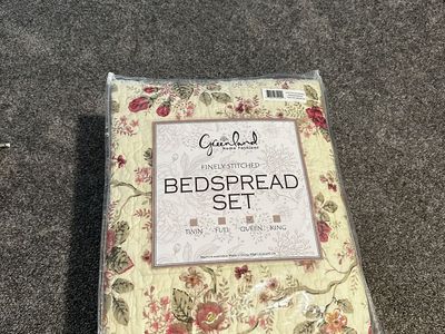 Greenland Home Fashions Antique Rose Queen Bedspread Set - 110x118" with Shams, Finely Stitched