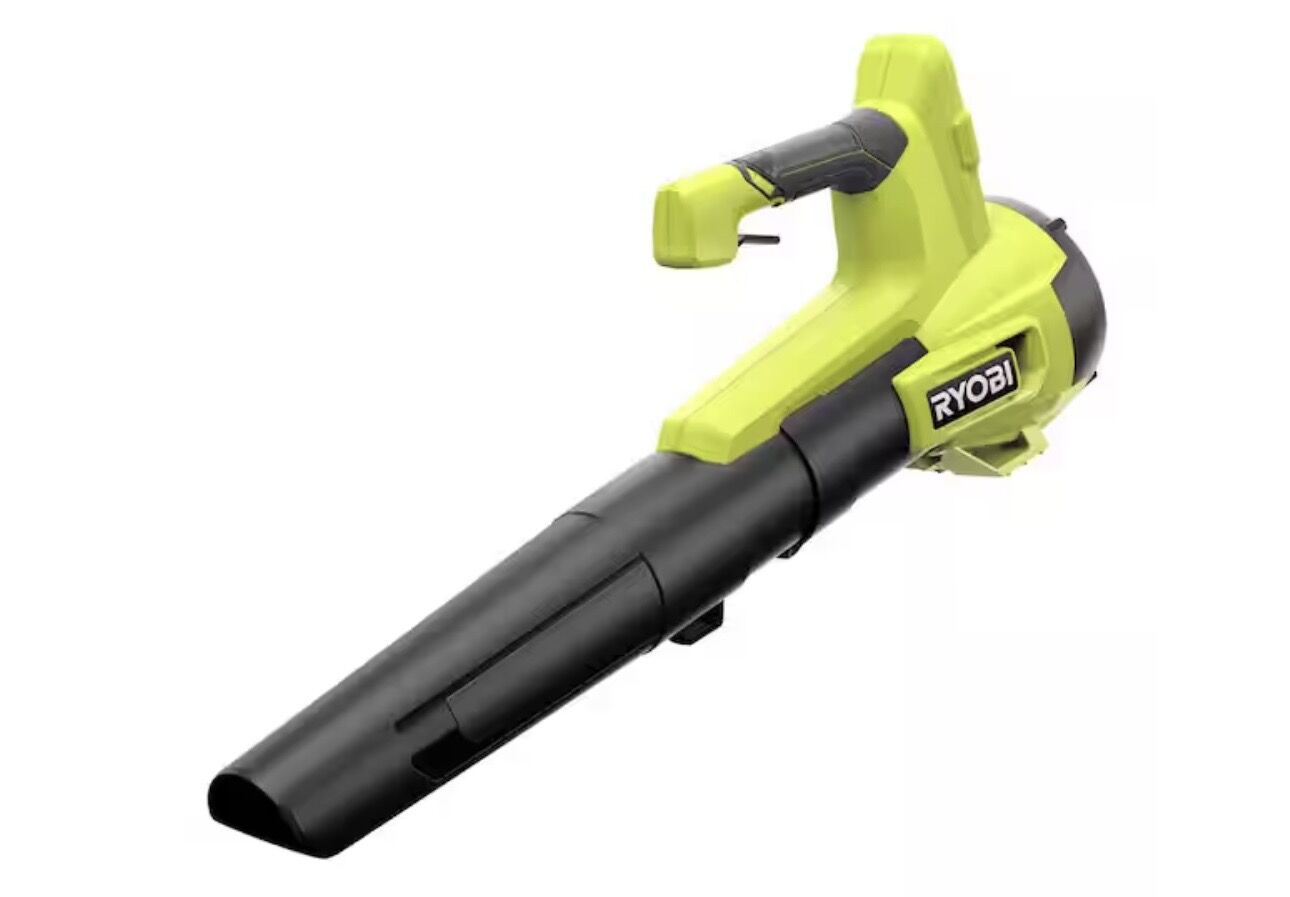 RYOBI ONE+ 18V 100 MPH 350 CFM Cordless Battery Variable-Speed Jet Fan Leaf Blower (Tool Only)