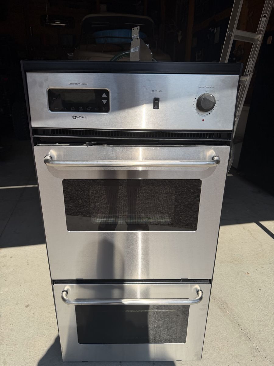 Electric double wall oven, double range, dual oven range