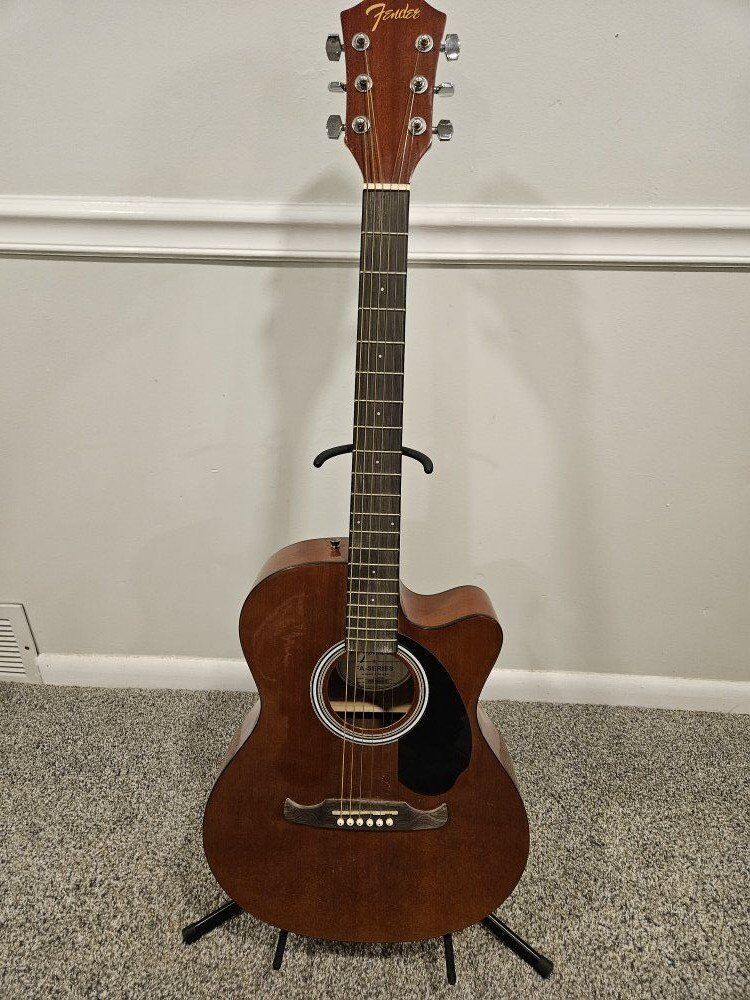 Fender acoustic electric guitar