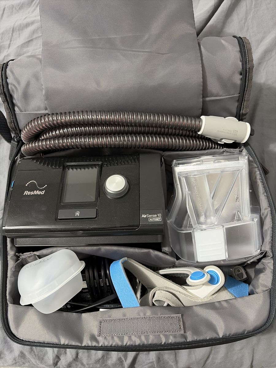 ResMed AirSense 10 AutoSet CPAP Machine with Travel Bag and Accessories